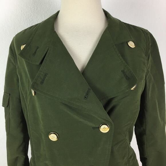 Daughters of the Liberation Olive Utility Military Jacket 4 - Picture 3 of 7